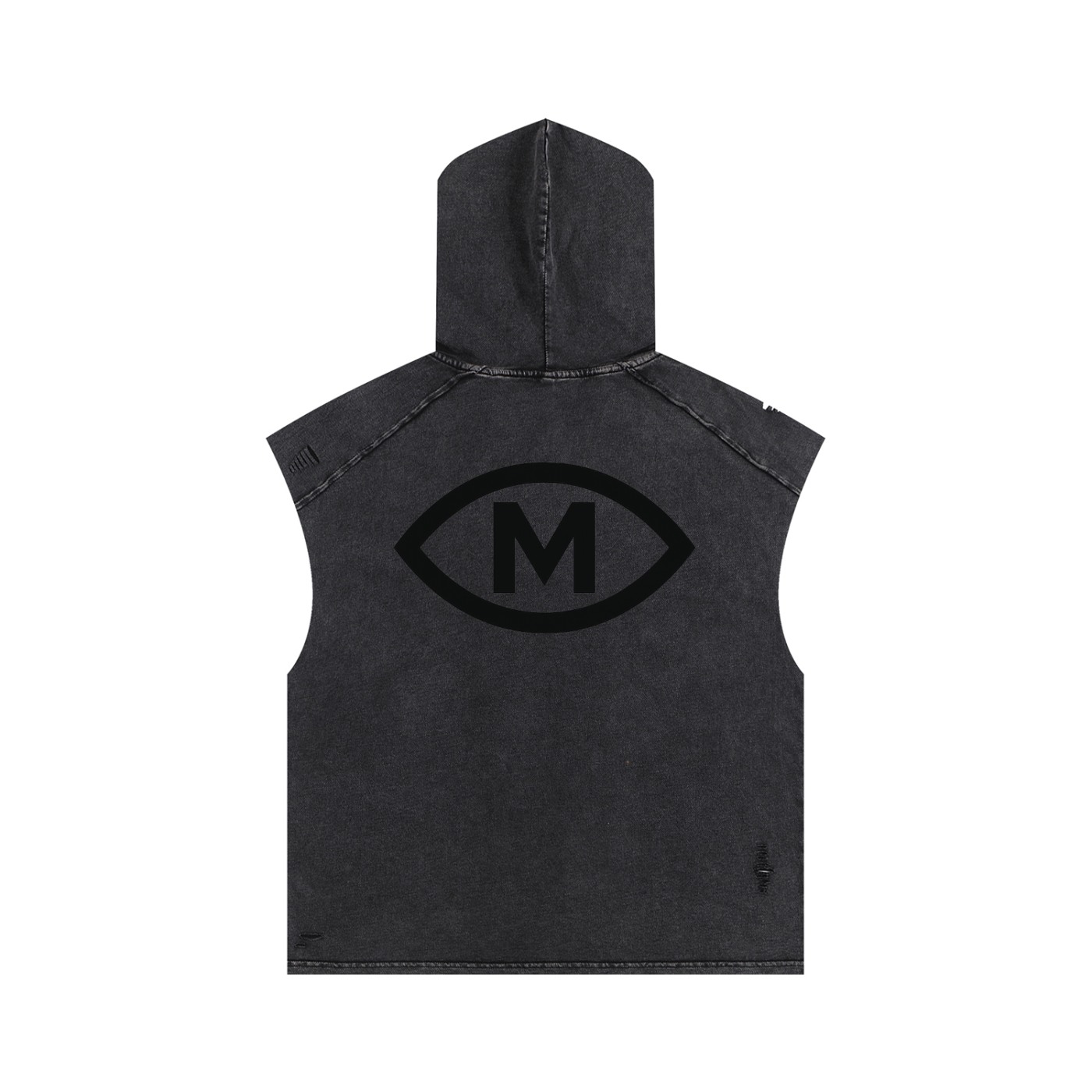 Snow Washed Boxy Hooded Tank Top