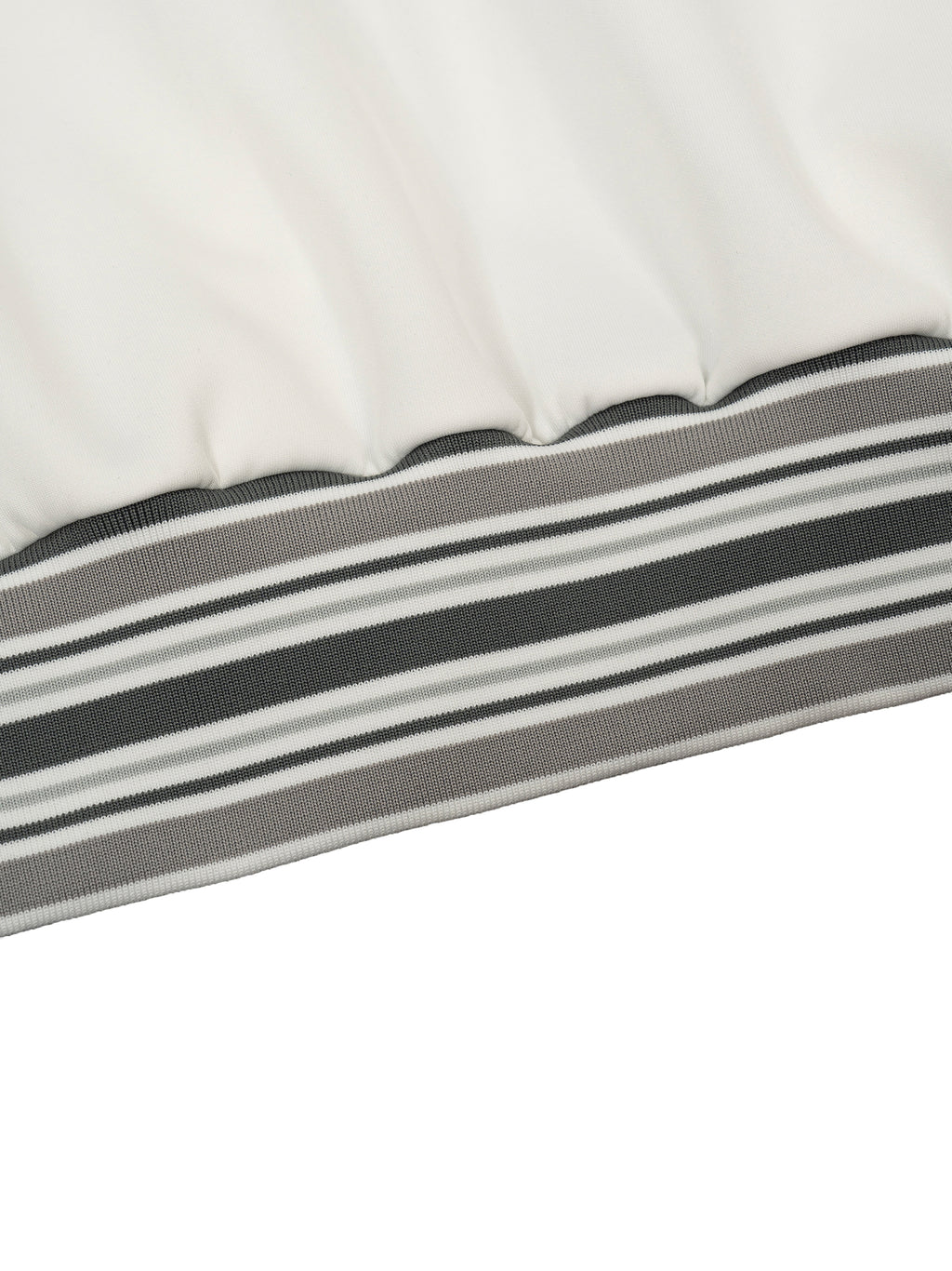 MV Crown Striped Rib Collar Zip Jacket